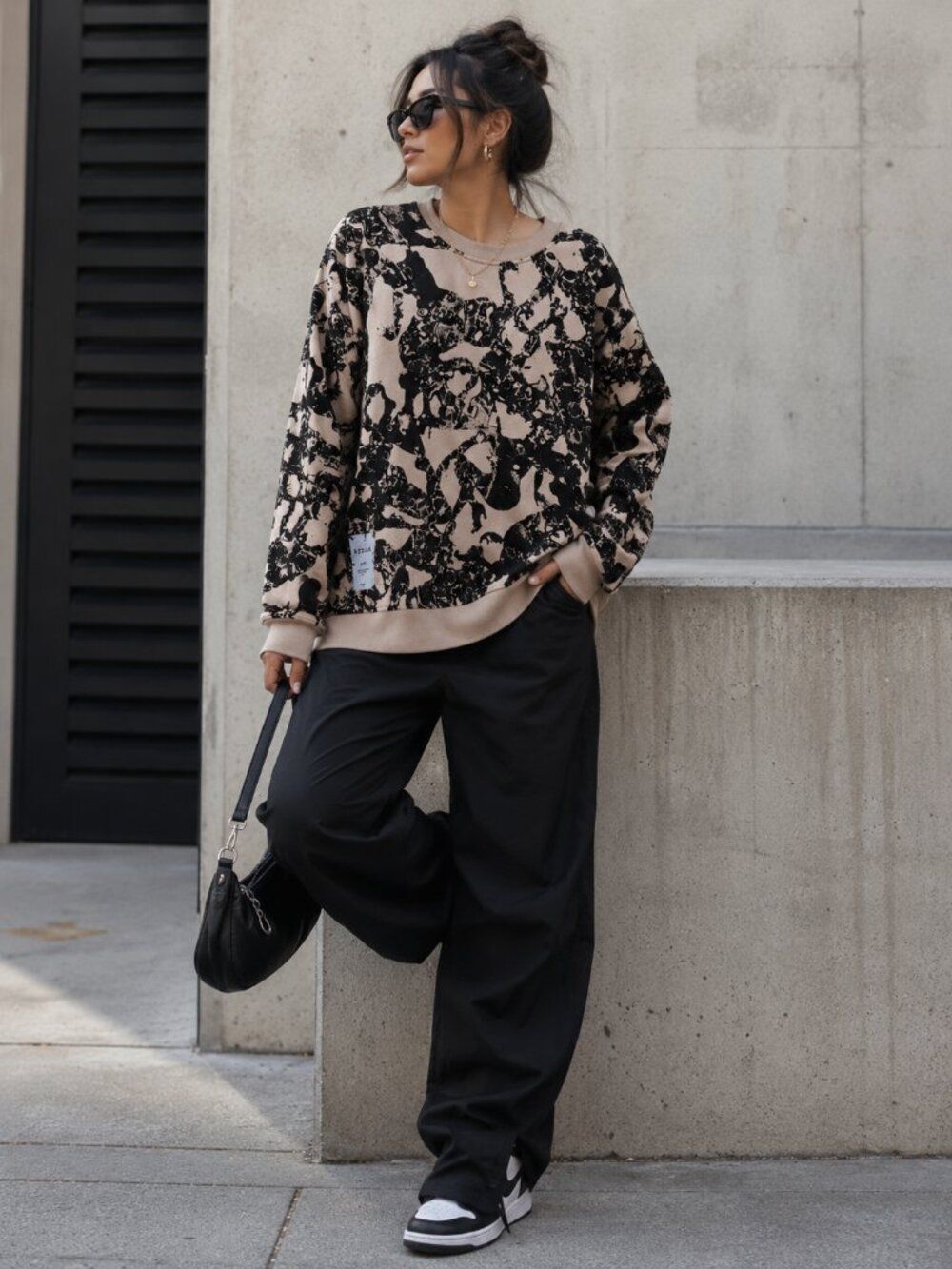 McQ Alexander McQueen Striae No. 10 Tokyo Hoodie Oversized Print Streetwear Punk